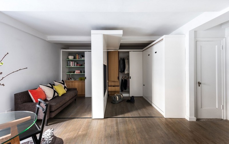 Квартира-траснформер в Нью-Йорке: 5 комнат на 36 кв метрах