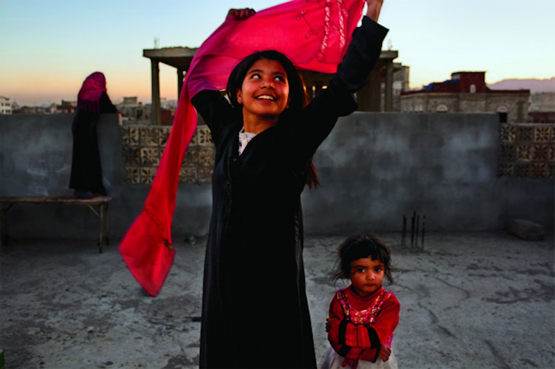 Stephanie Sinclair "Nujood Ali  из Йемена, которая в  2008, в десятилетнем возрвсте году получила развод" 