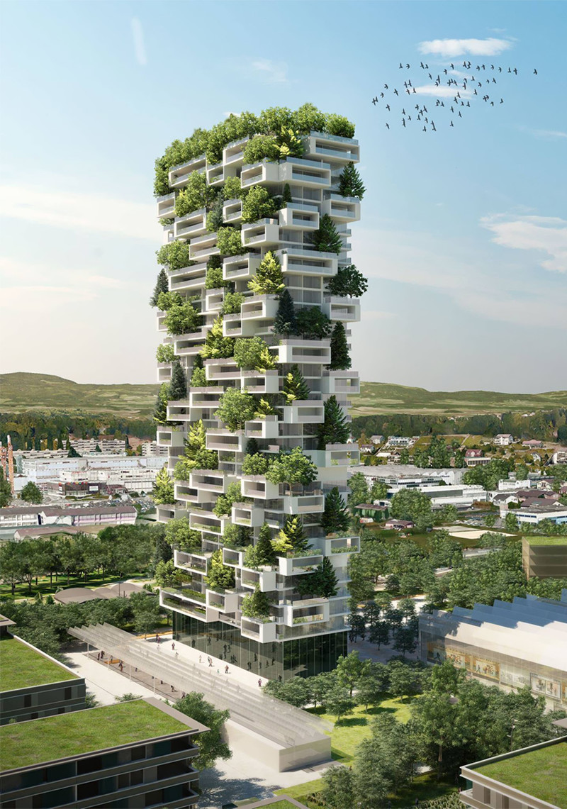 Подобный лес планируют построить еще и в Лозанне, Швейцария 
