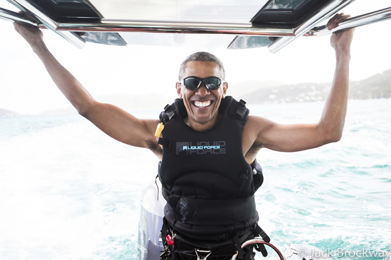 Барак Обама вместе с семьей отдохнул на Британских Виргинских островах 