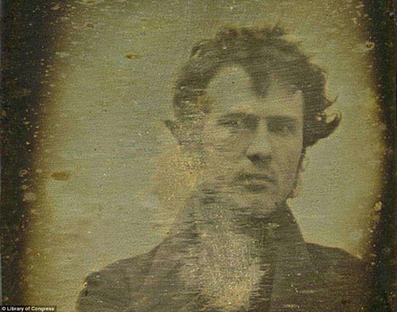 Первое селфи — автопортрет Роберта Корнелиуса, 1839 год.