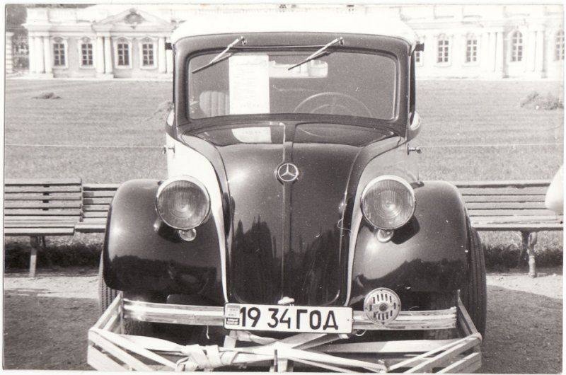 Выставка ретроавтомобилей в 1984 году 