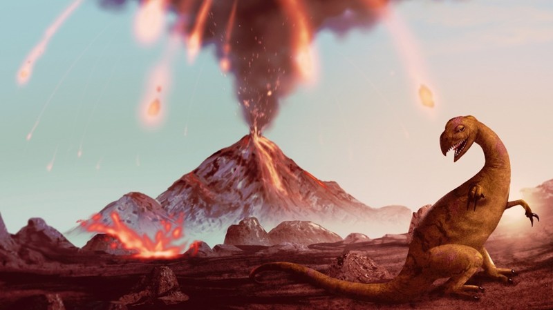  Учёные: Динозавров, возможно, уничтожили вулканы, а не астероид