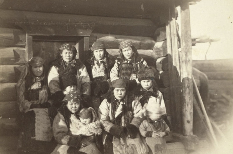 Татарские женщины с детьми © Библиотека Конгресса США