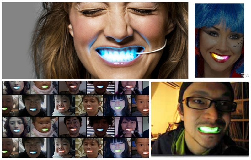 Сегодня еще одна мода, связанная с зубами, захватывает мир  - подсветка зубов