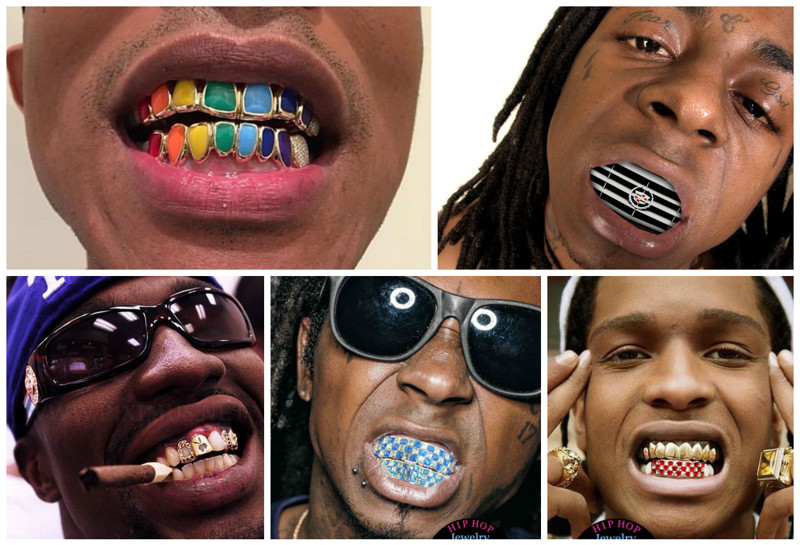 В хип-хоп культуре гриллз является одним из видов надеваемых на зубы украшений.