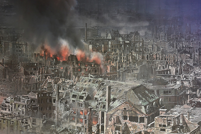 13 февраля 1943 - начало бомбардировки Дрездена