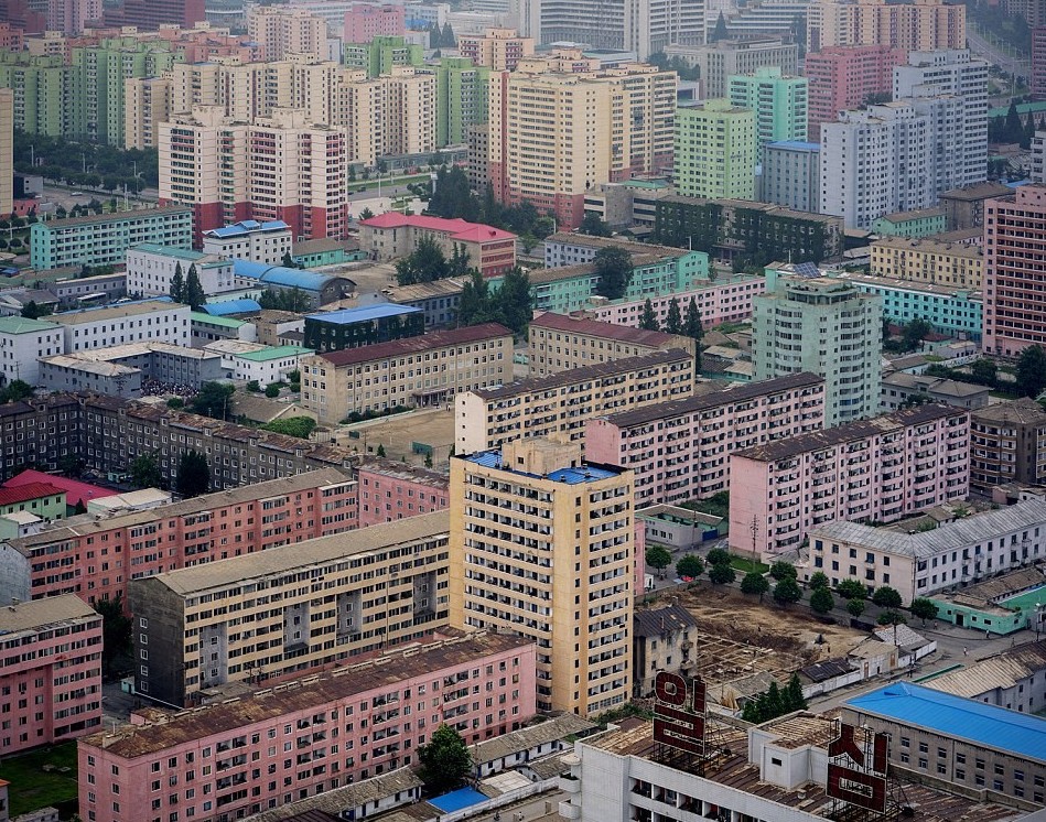 Спальный район Пхеньяна 