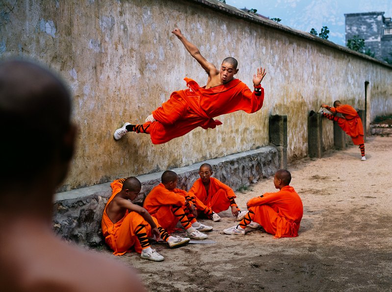 Тренировка монахов 