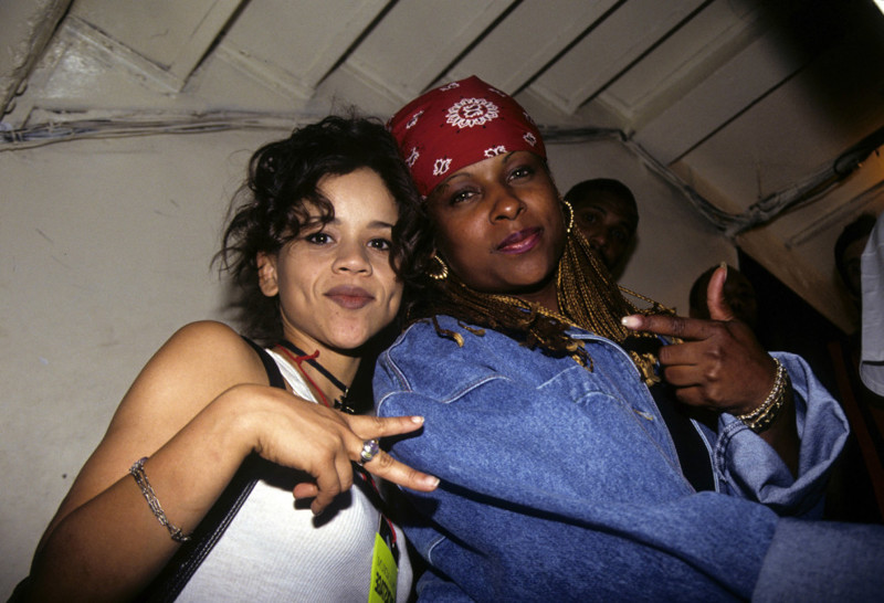 Роуз Перес и Йо-Йо в клубе Paqlladium, 1993 год