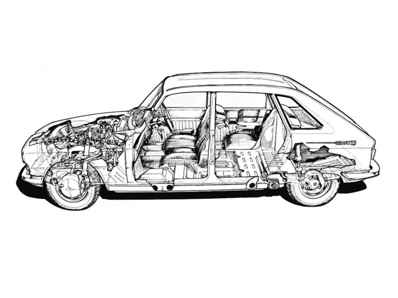 Конструкция Renault 16 в деталях
