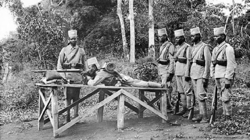 Африканские солдаты германской армии