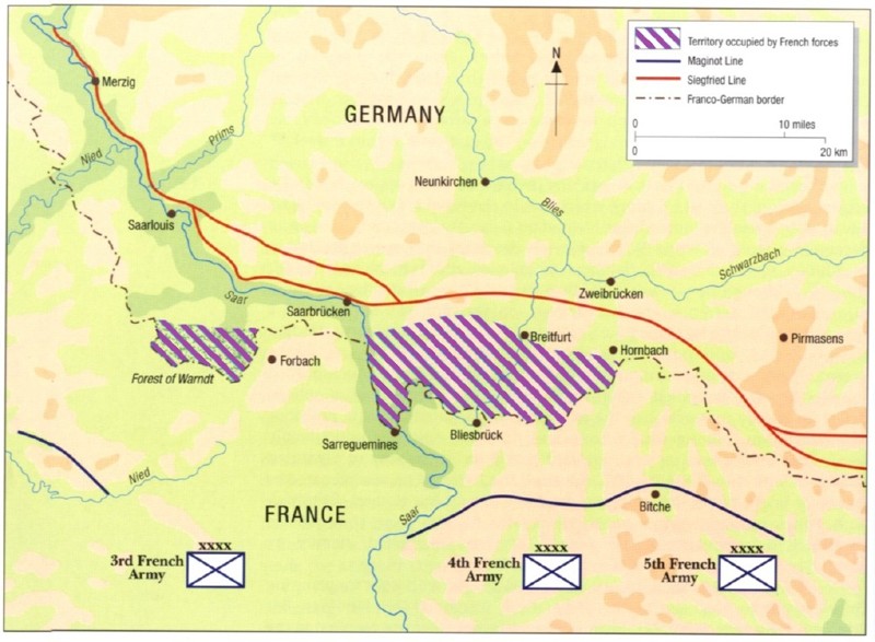 Французское наступление на Саар, 1939 год