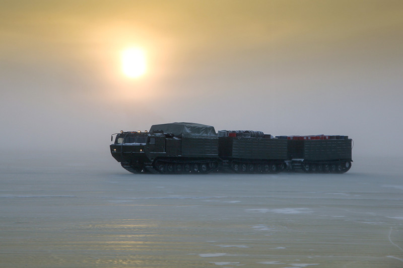 Испытания новых образцов военной техники в условиях Арктики