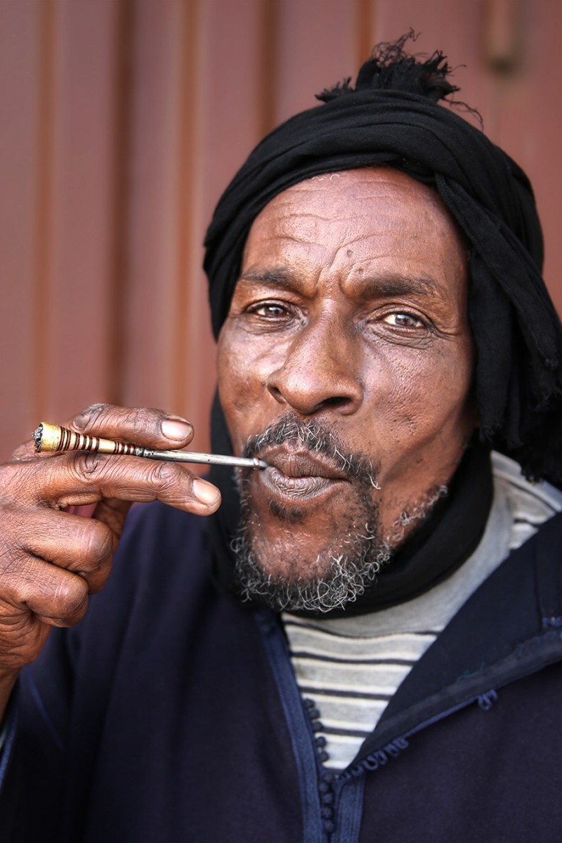 Мужчина из народа Сахарави г. Дахла, Западная Сахара