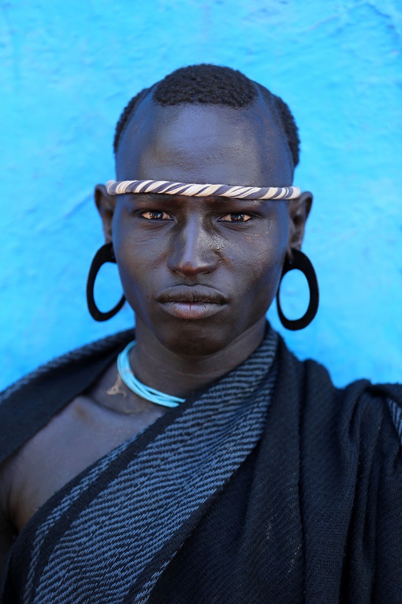 Мужчина из племени Боди Хана Мурси, Эфиопия