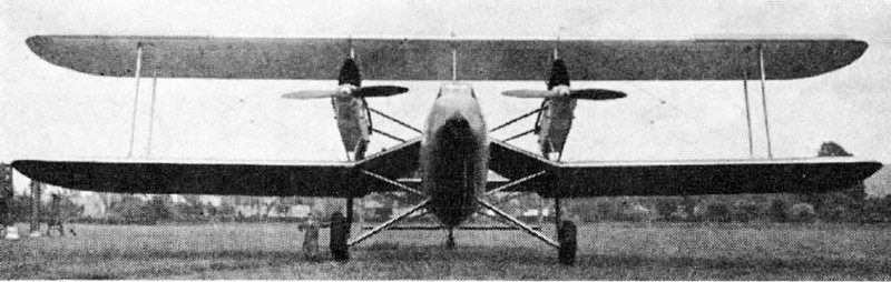 Опытный бомбардировщик-транспортный самолет Gloster TC.33. (Великобритания)