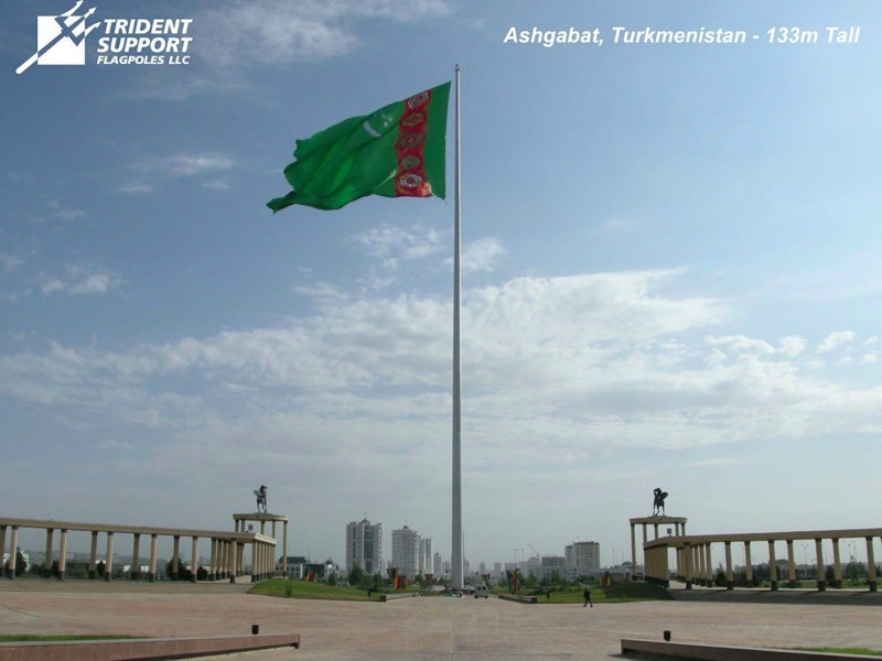 В 2008 году партнеры построили 133-метровый флагшток в Ашхабаде — столице Туркменистана. Тогда это тоже был мировой рекорд.   