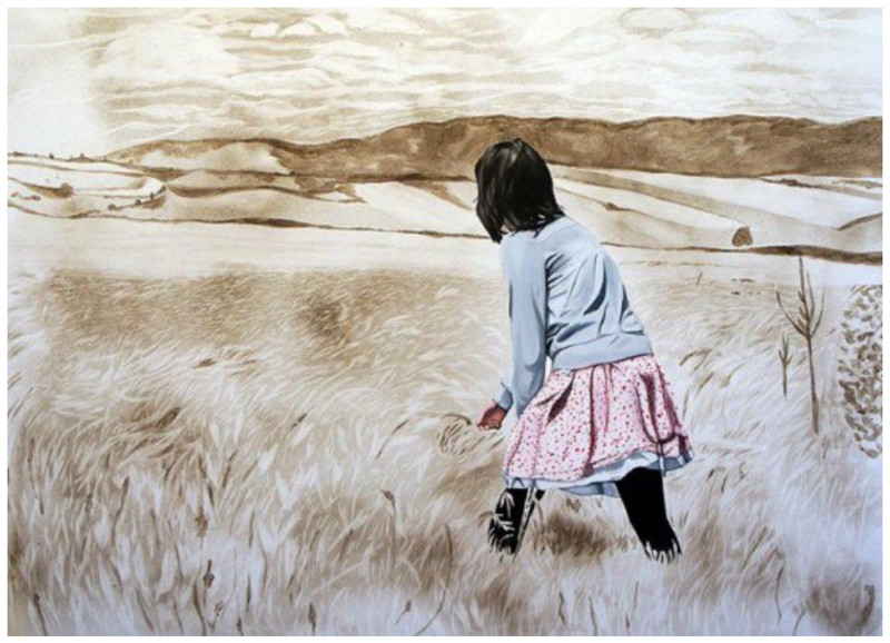 Картины  Эллисон Кортсон из пыли