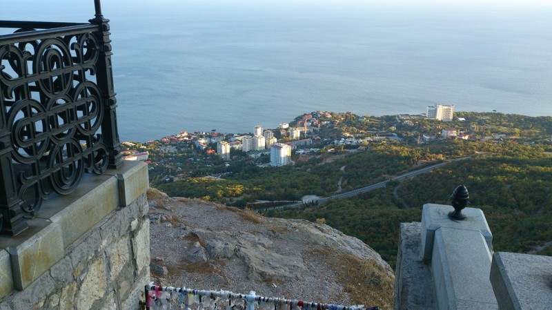 Вид с байдарских ворот фото