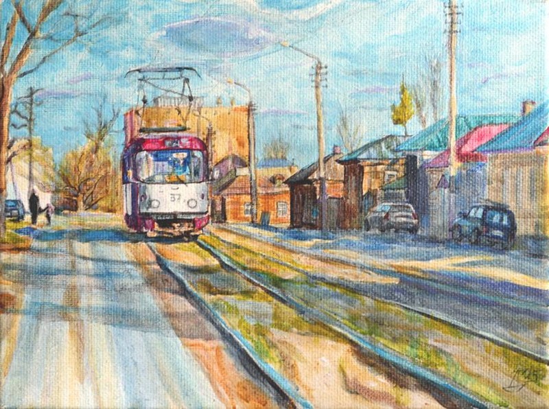 Трамвайная живопись