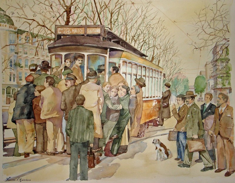 Трамвайная живопись
