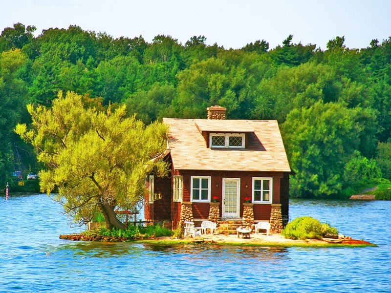 Дом на озере - Тысяча островов, Канада
