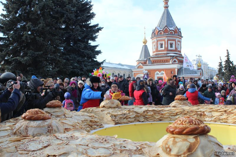 Рекорд в ярославле блинный пирог