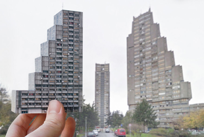 Теперь каждый желающий может создать бумажные модели советских зданий, построенных в эпоху "Железного занавеса" 