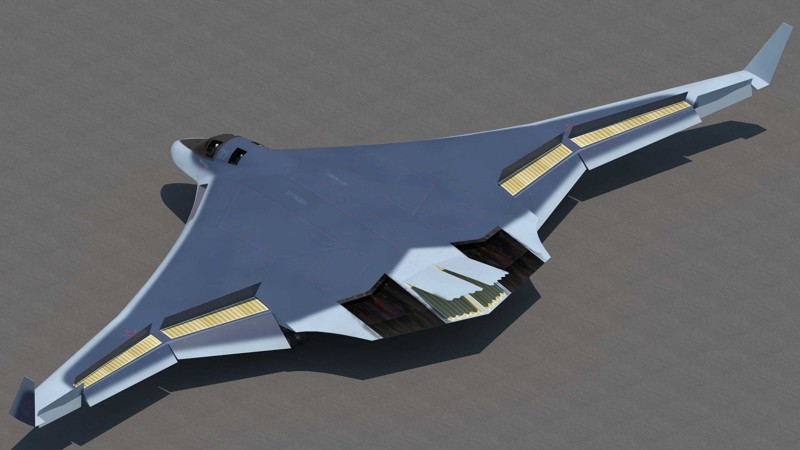 В России построили первый макет «невидимого» стратегического бомбардировщика