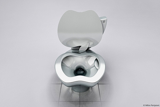 Туалет iPOO для шанувальників Apple apple, ВИСОКІ ТЕХНОЛОГІЇ, прикол, стеб