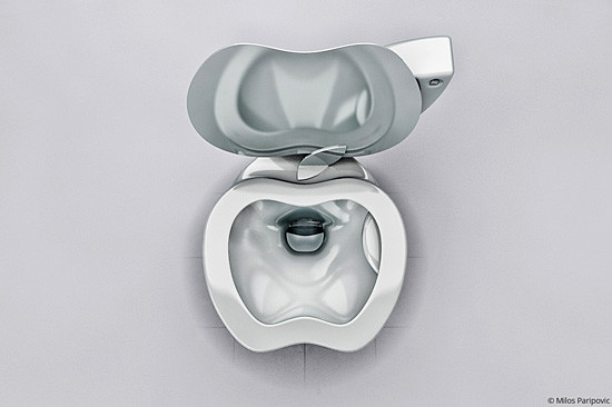 Туалет iPOO для поклонников Apple apple, ВЫСОКИЕ ТЕХНОЛОГИИ, прикол, стеб