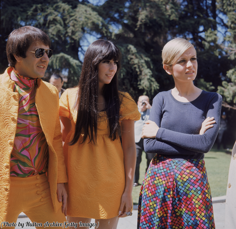 Сонни, Шер и Твигги, 1967 год. 