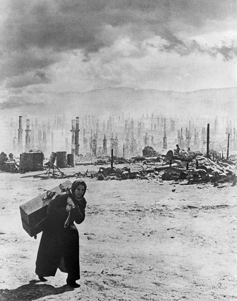 Мурманск после бомбардировок