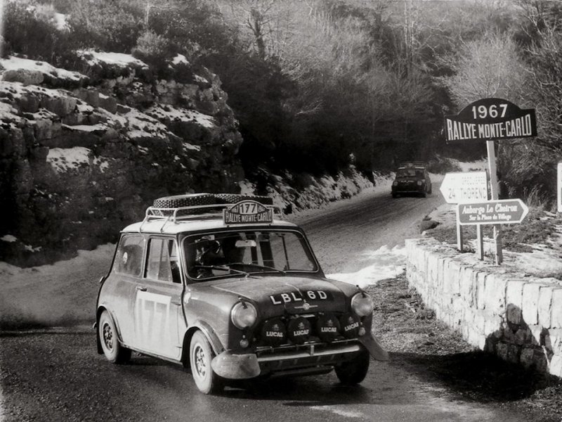 Победа MINI на ралли Монте-Карло 1967