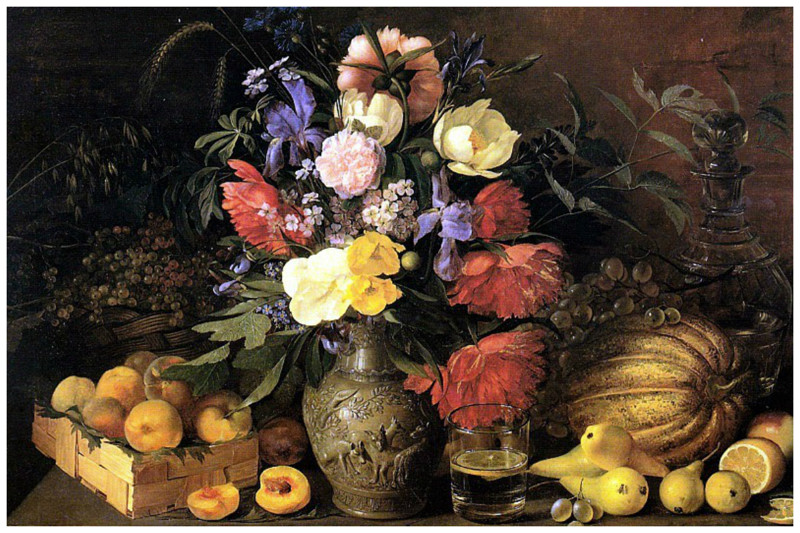 Хруцкий Иван (27 января 1810 — 13 января 1885) - Цветы и плоды 