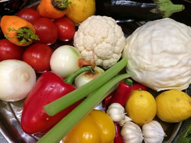 Рецепт тушенных овощей с мясом для ленивых