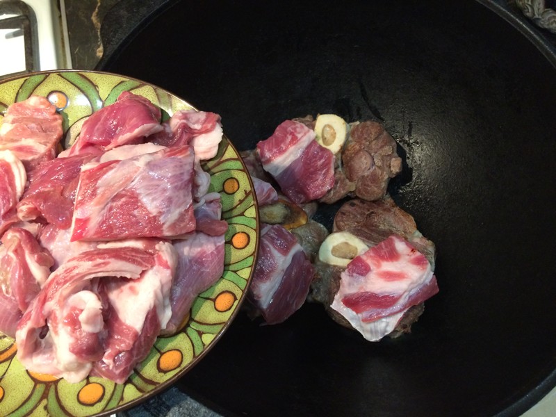 Рецепт тушенных овощей с мясом для ленивых
