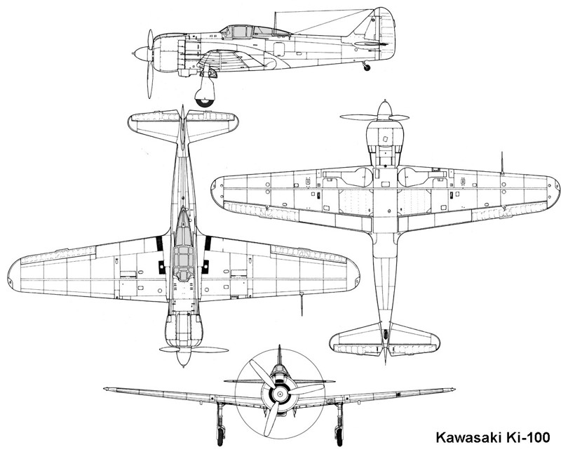 "Ласточка" императорской армии Kawasaki Ki-100