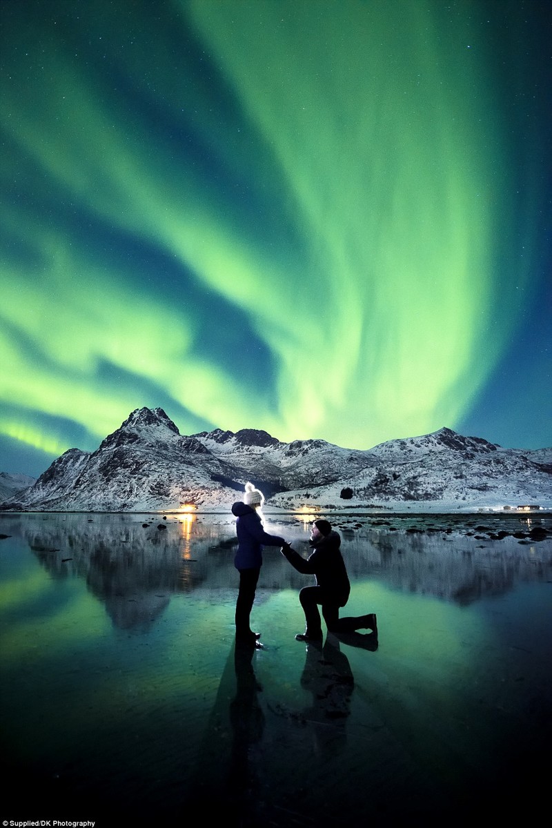 Влюбленные совершили более 30 поездок за Северный полярный круг