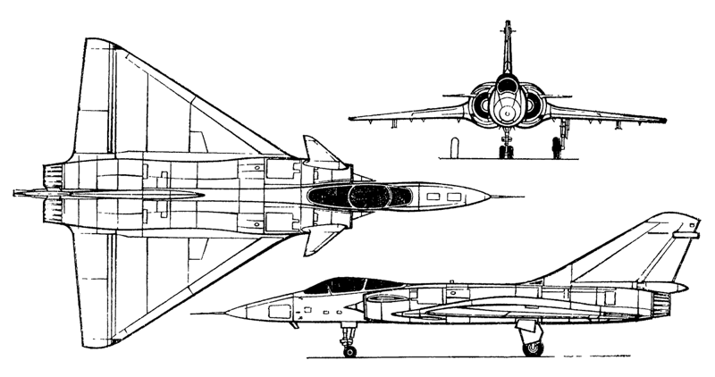 Французская "утка" Dassault Mirage 4000