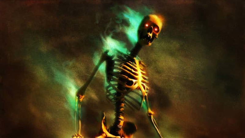 Светящийся скелет из Аризоны