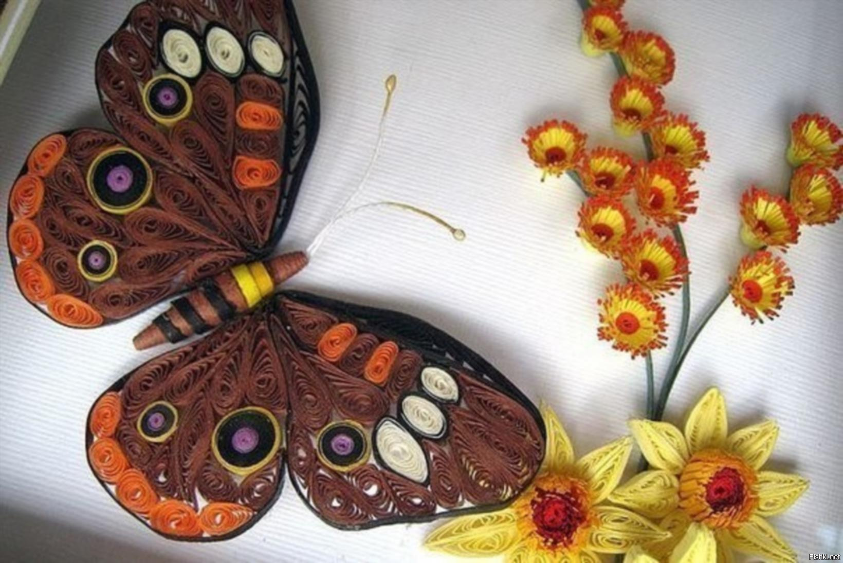 Поделка из любого материала. Поделка бабочка. Бабочки из подручных материалов. Квиллинг бабочка. Поделка бабочка из природного материала.