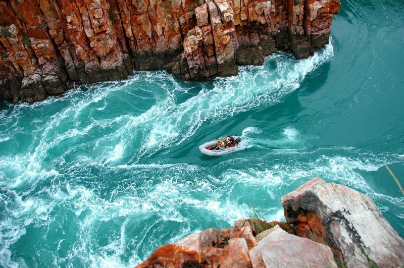 Необычный водопад в Австралии