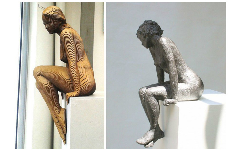 Красота женского тела в современном искусстве скульптуры