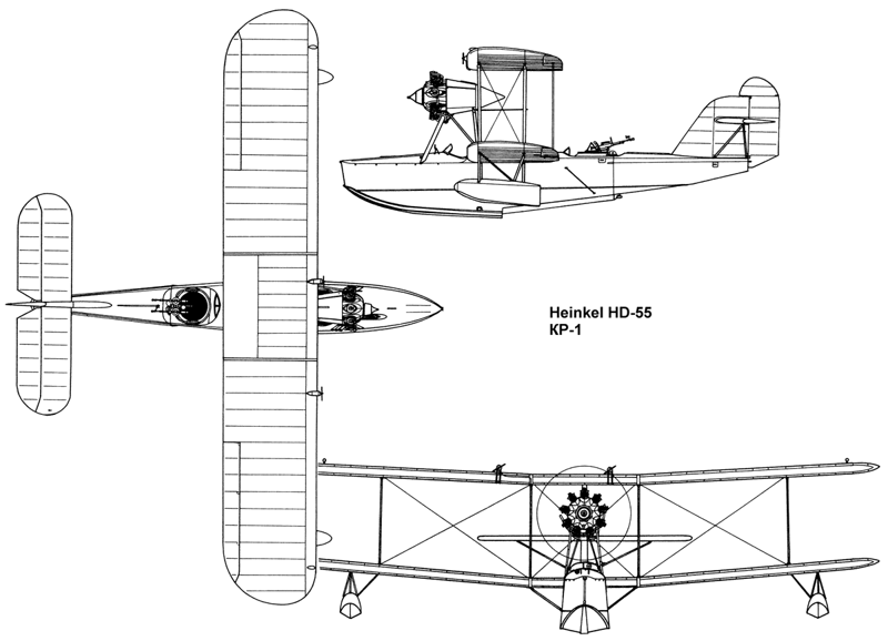 Heinkel HD 55 ВВС РККФ