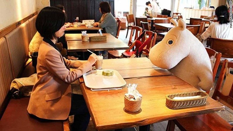 6. В Гонконге есть Moomin, где в компании с вами будет обедать муми-тролль