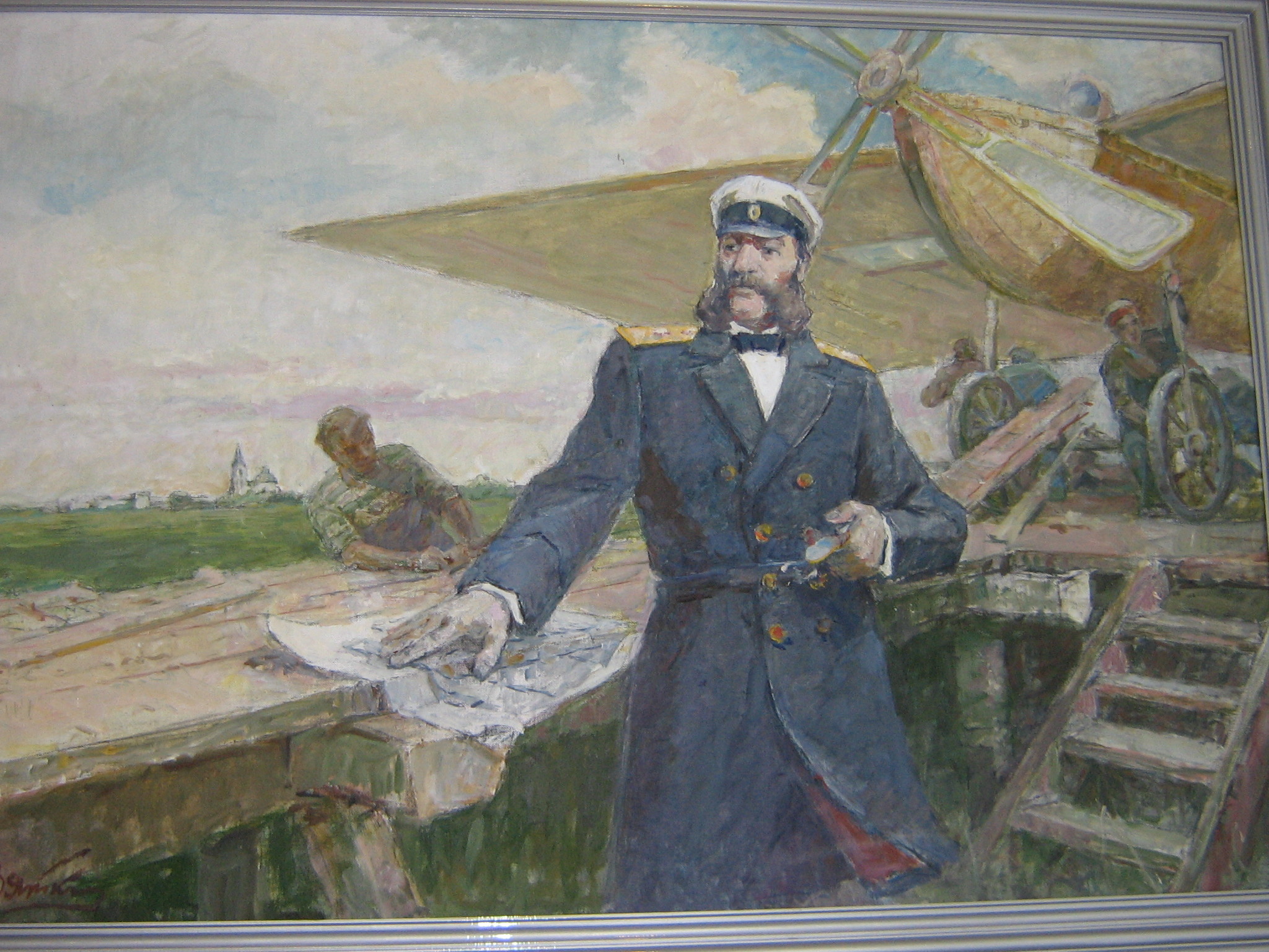 Русский изобретатель создавший первый самолет в 1882. А.Ф. Можайского (1825–1890).