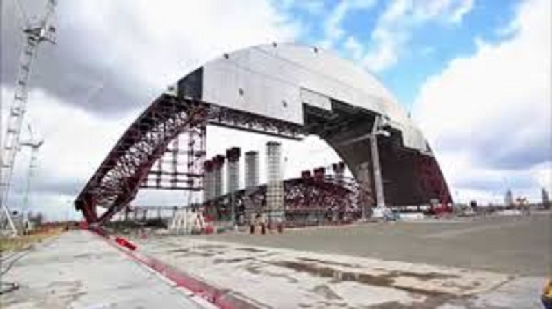 Чернобыльский саркофаг! Самая большая подвижная конструкция  в мире!
