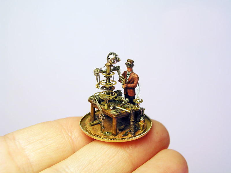 Ювелирная миниатюра: маленькие миры Грегори Грозоса